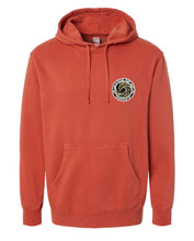 Load image into Gallery viewer, Wave Pigment Dye Hoodie (Amber Red)