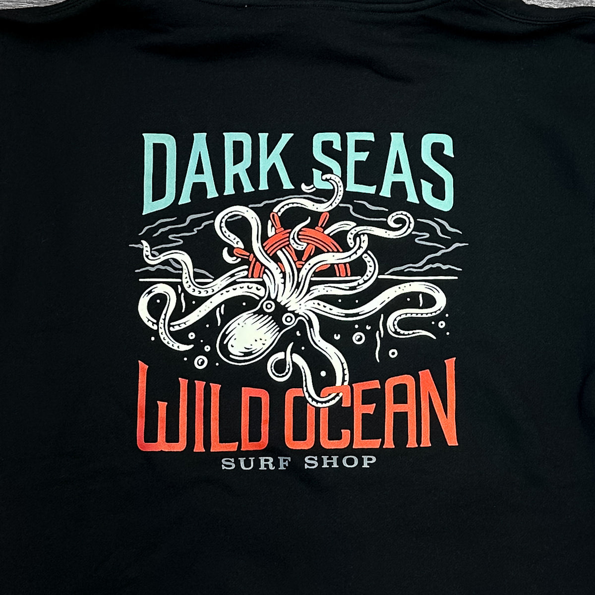 Dark Seas / Wild O Great Depths Collab Hoody – Wild Ocean Surf Shop