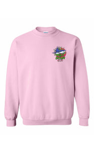 Bite Me Crew Neck Sweatshirt (Light Pink)