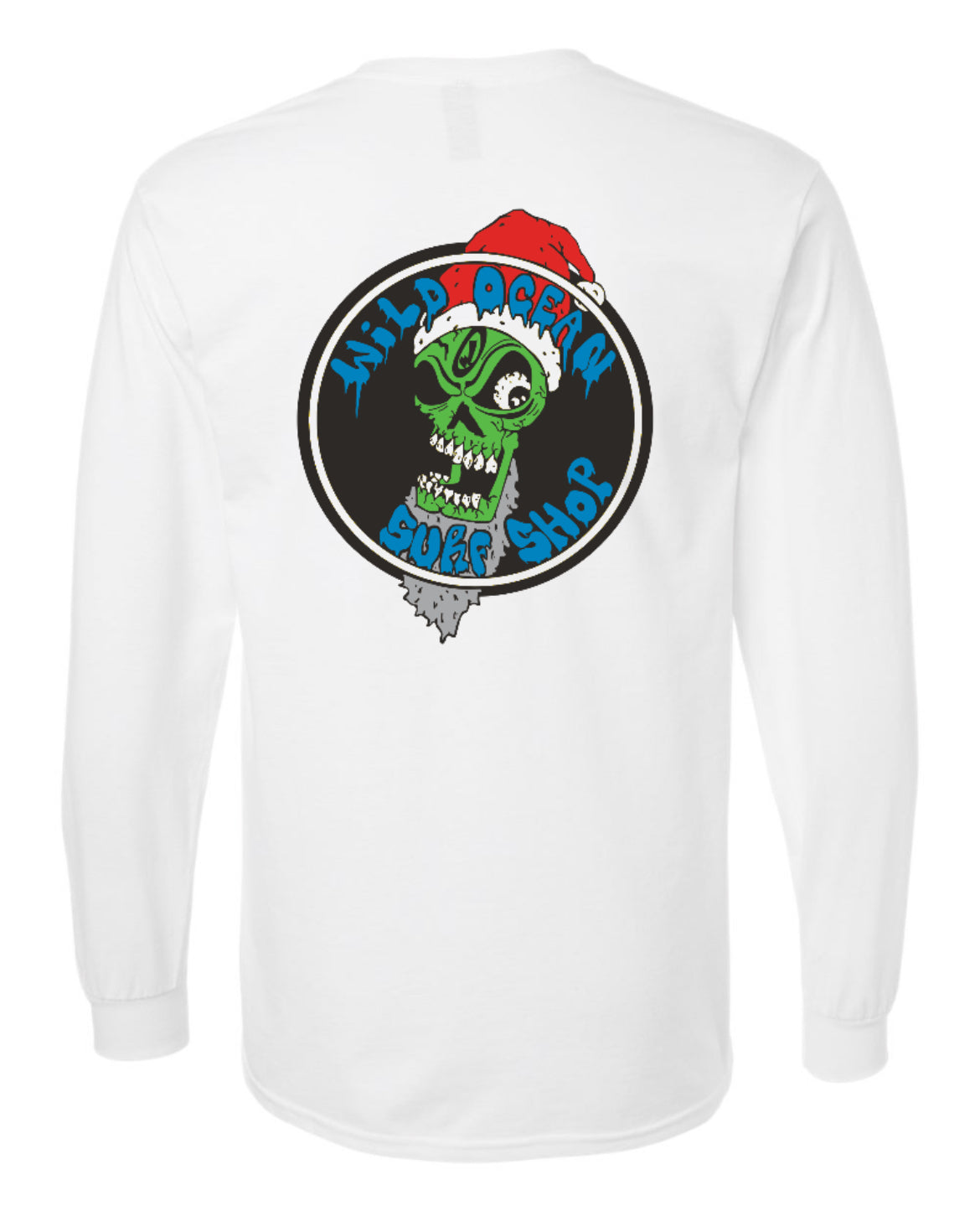 Xmas Skull LS Tee – Wild Ocean Surf Shop