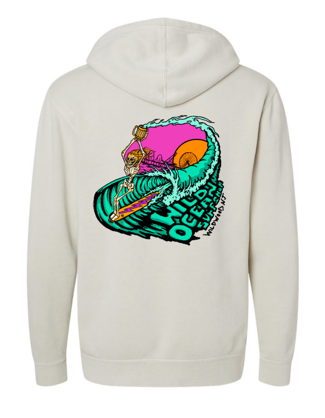 Beer Barrel Pigment Dye Hoodie (Pigment Ivory)