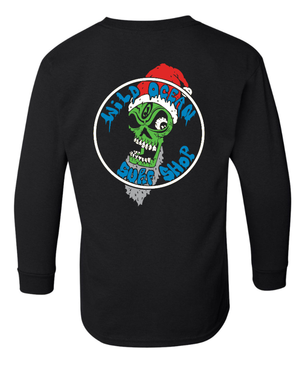 Youth Xmas Skull LS Tee – Wild Ocean Surf Shop