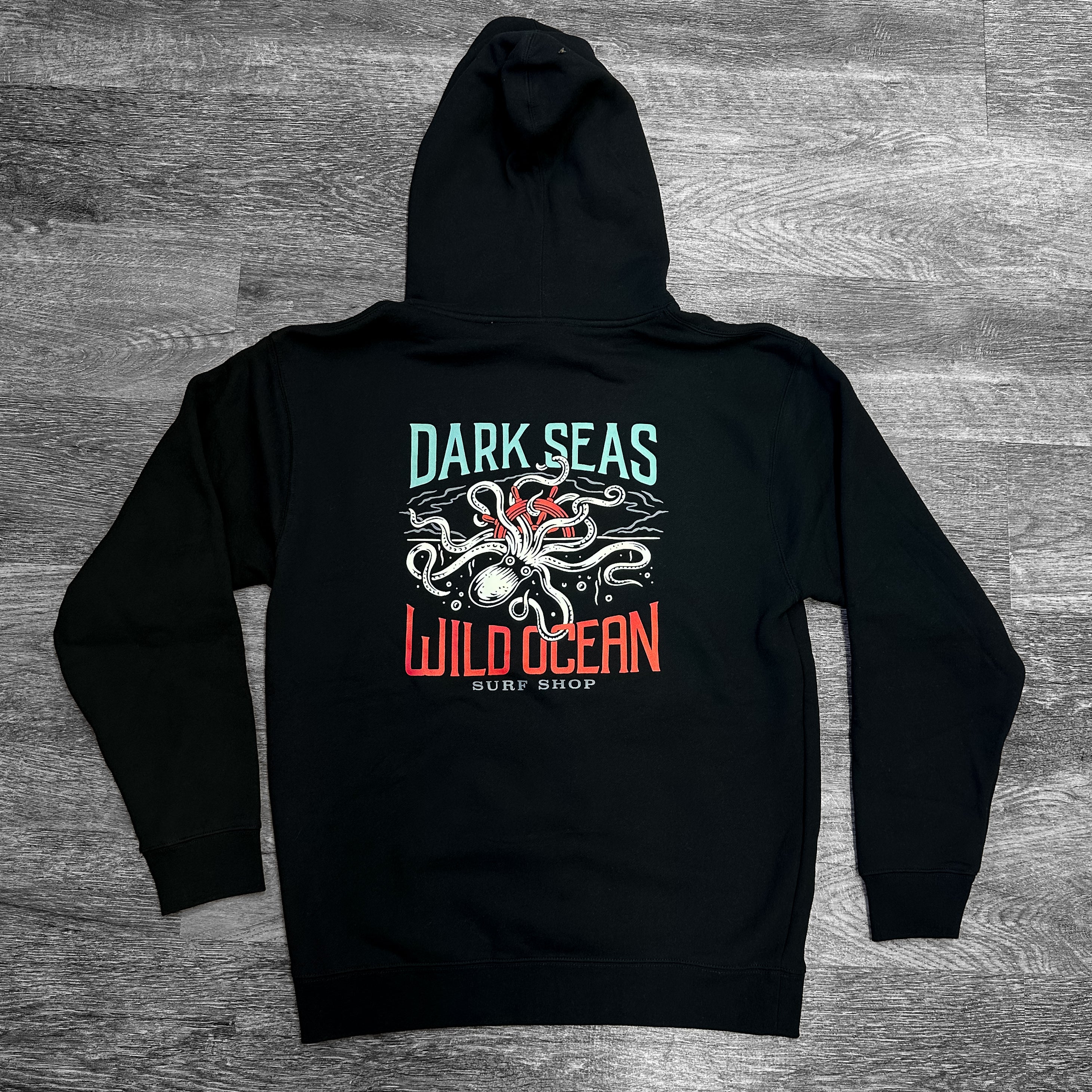 CAPTAINS HELM DARK OCEAN LOGO HOODIE CAPTAINS HELM dark ocean