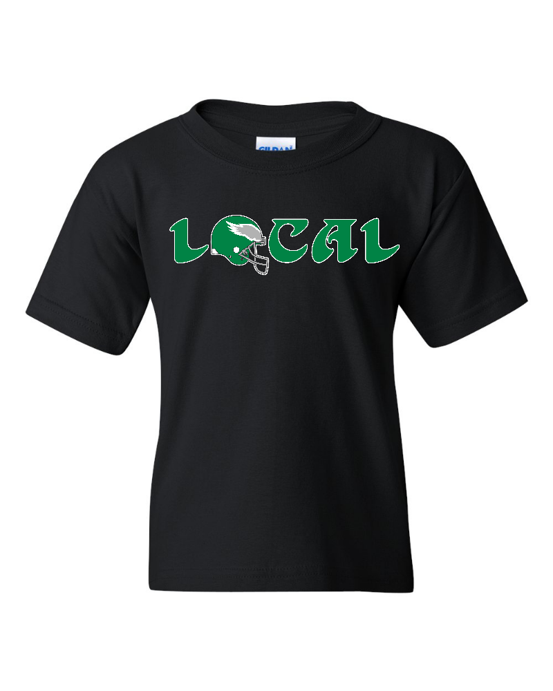 Youth Local Eagles S/S Tee (Black)