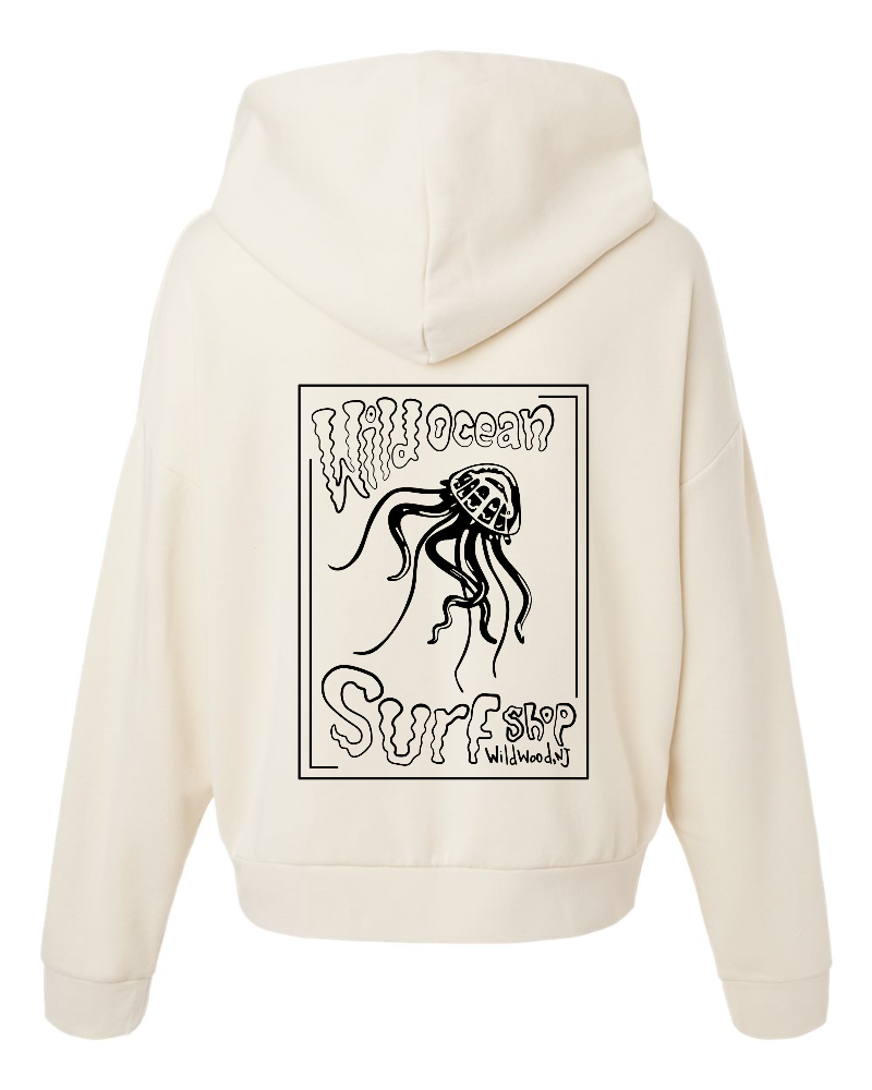 Jelly Women's Cali Wave Wash Hoodie (Bone)