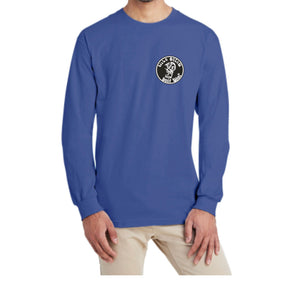 Kooker Skull Longsleeve T-Shirt (Flo Blue)