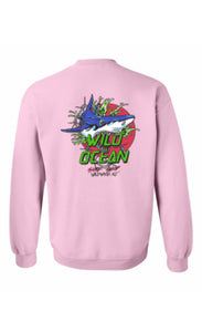 Bite Me Crew Neck Sweatshirt (Light Pink)